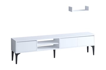 Tv-möbelset Urgby 180x50 cm - Vit - Möbler - TV- & Mediamöbler - TV-möbelset