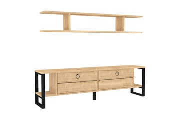 Tv-möbelset Violaceae 160x45 cm - Blå - Möbler - TV- & Mediamöbler - TV-möbelset