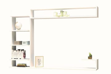 Tv-möbelset Violaceae 180x121,8 cm - Vit - Möbler - TV- & Mediamöbler - TV-möbelset