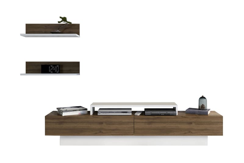 Tv-möbelset Violaceae 180x40 cm - Vit - Möbler - TV- & Mediamöbler - TV-möbelset