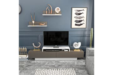 Tv-möbelset Violaceae 180x40 cm - Vit - Möbler - TV- & Mediamöbler - TV-möbelset