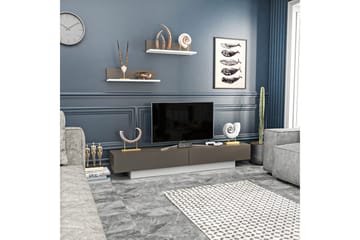 Tv-möbelset Violaceae 180x40 cm - Vit - Möbler - TV- & Mediamöbler - TV-möbelset