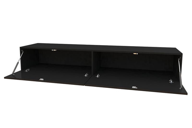 TV-möbelset Wishon 260x40x180 cm - Svart/Grå/Vit - Möbler - TV- & Mediamöbler - TV-möbelset