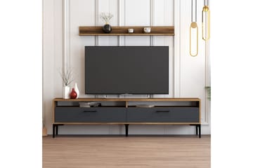 Tv-möbelset Zakkum 180x47 cm - Brun - Möbler - TV- & Mediamöbler - TV-möbelset