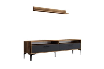 Tv-möbelset Zakkum 180x47 cm - Brun - Möbler - TV- & Mediamöbler - TV-möbelset