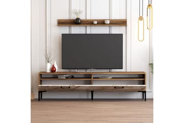 Tv-möbelset Zakkum 180x47 cm - Brun - Möbler - TV- & Mediamöbler - TV-möbelset