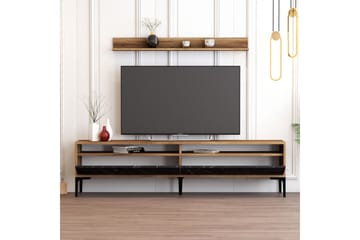 Tv-möbelset Zakkum 180x47 cm - Brun - Möbler - TV- & Mediamöbler - TV-möbelset