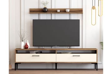 Tv-möbelset Zakkum 180x47 cm - Brun - Möbler - TV- & Mediamöbler - TV-möbelset