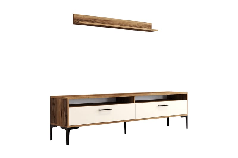 Tv-möbelset Zakkum 180x47 cm - Brun - Möbler - TV- & Mediamöbler - TV-möbelset