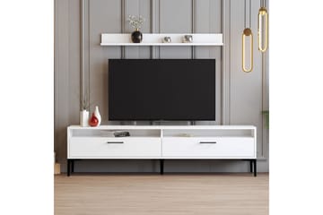 Tv-möbelset Zakkum 180x47 cm - Vit - Möbler - TV- & Mediamöbler - TV-möbelset