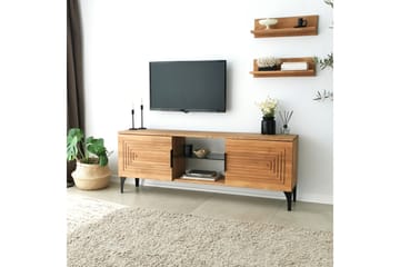 Tv-möbelset Zakkum 50x15 cm - Brun - Möbler - TV- & Mediamöbler - TV-möbelset