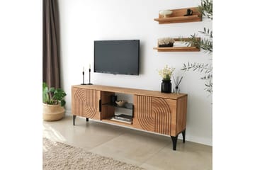 Tv-möbelset Zakkum 50x15 cm - Brun - Möbler - TV- & Mediamöbler - TV-möbelset