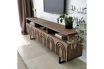 Tv-möbelset Zakkum 50x15 cm - Brun - Möbler - TV- & Mediamöbler - TV-möbelset