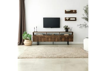 Tv-möbelset Zakkum 50x15 cm - Brun - Möbler - TV- & Mediamöbler - TV-möbelset