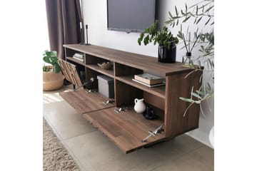 Tv-möbelset Zakkum 50x15 cm - Brun - Möbler - TV- & Mediamöbler - TV-möbelset