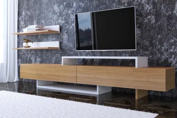 Vanayla Tv-bänk - Brun - Möbler - TV- & Mediamöbler - TV-möbelset