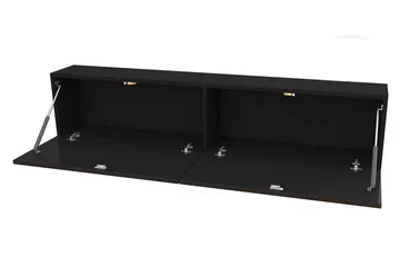 Vasil TV-möbelset 210x40x180 cm - Svart/Vit - Möbler - TV- & Mediamöbler - TV-möbelset