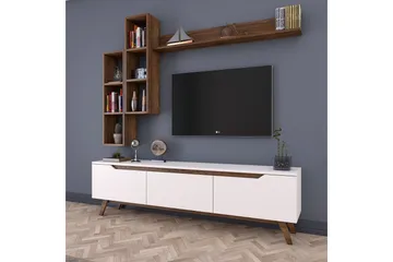 Virkesbo TV-Möbelset 180 cm - Beige - Möbler - TV- & Mediamöbler - TV-möbelset