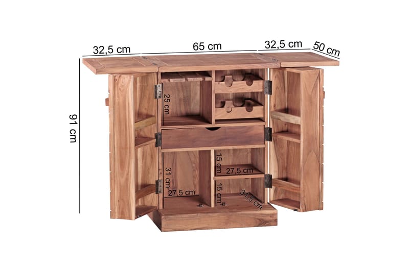 Cluett Barskåp - Trä/natur - Förvaring - Skåp - Förvaringsskåp