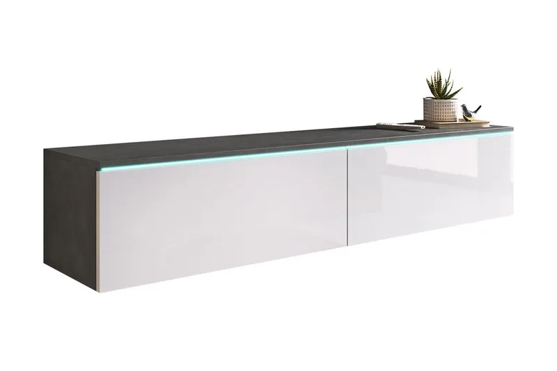Cuguen Tv-skåp 140 cm - Vit - Möbler - TV- & Mediamöbler - TV bänk & mediabänk