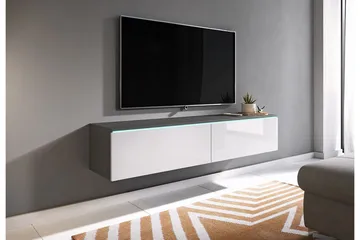 Cuguen Tv-skåp 140 cm - Vit - Möbler - TV- & Mediamöbler - TV bänk & mediabänk