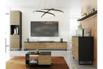 Galbally Tv-skåp 200 cm - Brun - Möbler - TV- & Mediamöbler - TV bänk & mediabänk