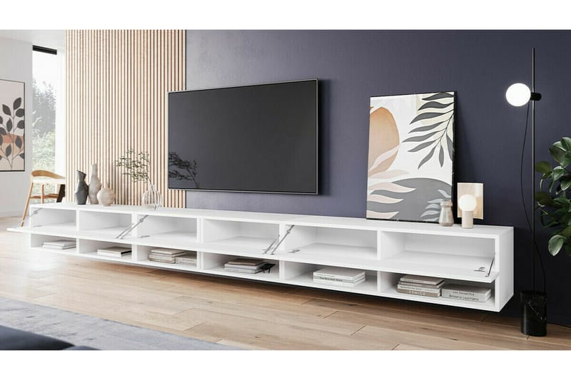 Galbally Tv-skåp 300 cm White - Möbler - TV- & Mediamöbler - TV-skåp