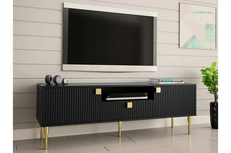 Glenndale Tv-skåp 160 cm Concept 55 Black - Möbler - TV- & Mediamöbler - TV-skåp