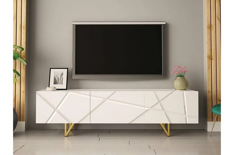 Glenndale Tv-skåp 180 cm Concept 55 White - Möbler - TV- & Mediamöbler - TV-skåp