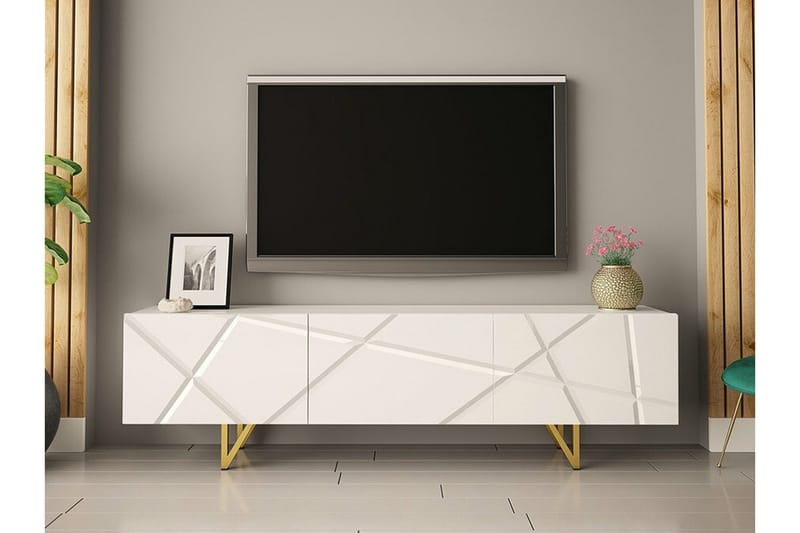 Glenndale Tv-skåp 180 cm Concept 55 White - Möbler - TV- & Mediamöbler - TV-skåp
