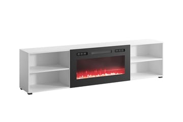 Juniskär Golvstående Tv Bänk 200 cm i Målat Trä - Vit - Möbler - TV- & Mediamöbler - TV bänk & mediabänk