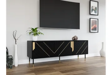 Juniskär Tv-skåp 154 cm - Svart - Möbler - TV- & Mediamöbler - TV-skåp