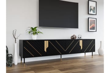 Juniskär Tv-skåp 204 cm - Svart - Möbler - TV- & Mediamöbler - TV-skåp