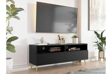 Kintore Tv-skåp 150 cm - Svart - Möbler - TV- & Mediamöbler - TV-skåp