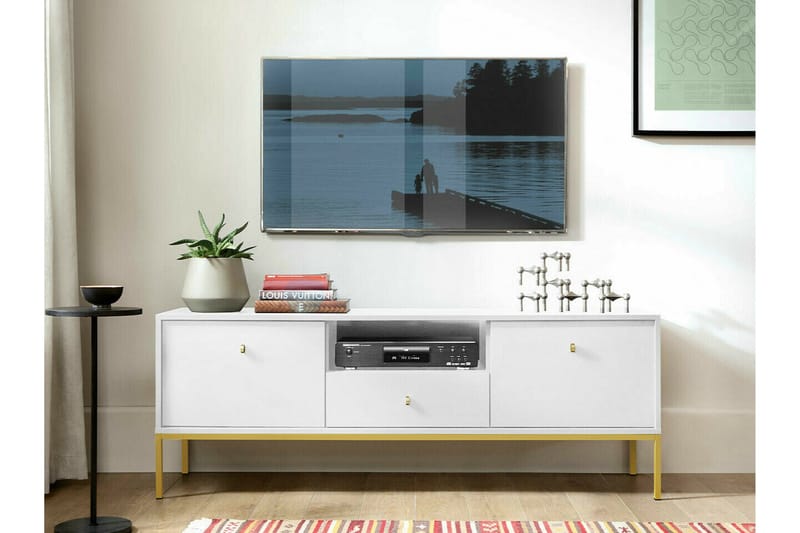 Klinkerville Tv-skåp 154 cm - Vit - Möbler - TV- & Mediamöbler - TV-skåp