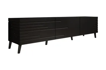 Novaj Tv-skåp 155 cm - Svart - Möbler - TV- & Mediamöbler - TV bänk & mediabänk