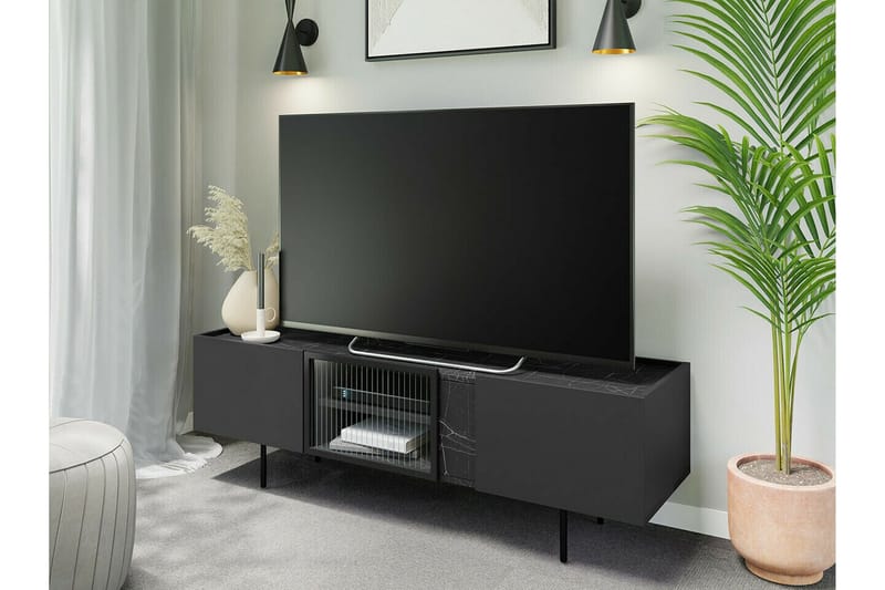 Tv-skåp Rathmore 164 cm - Grafitgrå - TV-skåp