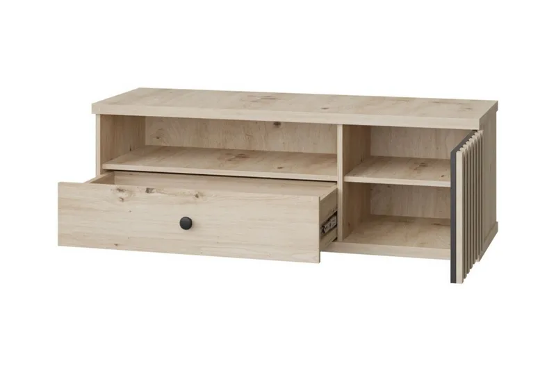 Rosehall Tv-skåp 124 cm NO_BRAND Black - Möbler - TV- & Mediamöbler - TV bänk & mediabänk