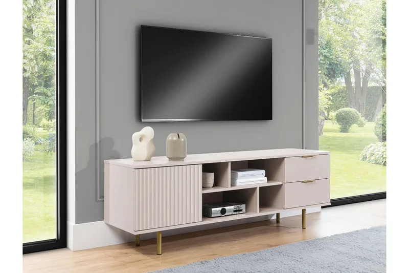 Staffin Tv-skåp 150 cm - Cashmere - Möbler - TV- & Mediamöbler - TV-skåp