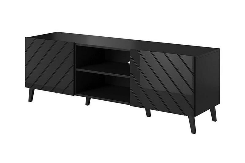 Strontian Tv-skåp 150 cm Scandinavian Choice Black - Möbler - TV- & Mediamöbler - TV-skåp