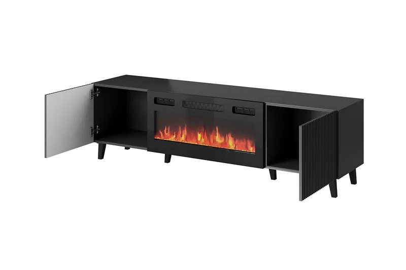Strontian Tv-skåp 181 cm Scandinavian Choice Anthracite - Antracit - Möbler - TV- & Mediamöbler - TV bänk & mediabänk