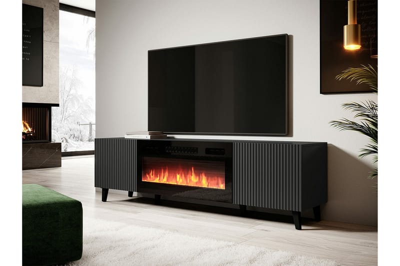 Strontian Tv-skåp 181 cm Scandinavian Choice Anthracite - Möbler - TV- & Mediamöbler - TV-skåp