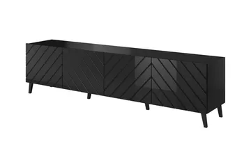 Strontian Tv-skåp 200 cm Scandinavian Choice Black - Möbler - TV- & Mediamöbler - TV-skåp