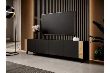 Strontian Tv-skåp 201 cm Scandinavian Choice Black - Möbler - TV- & Mediamöbler - TV-skåp