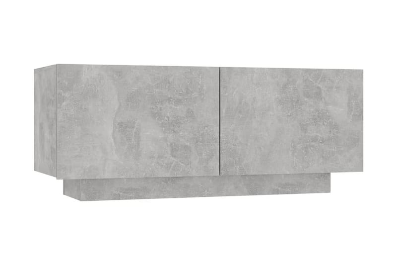 TV-skåp betonggrå 100x35x40 cm spånskiva - Grå - TV-skåp