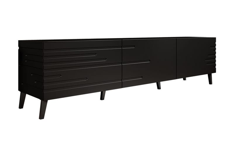 Tv-skåp Demjen 155 cm - Svart - Möbler - TV- & Mediamöbler - TV-skåp