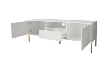 Tv-skåp Glenndale 155 cm - Vit - Möbler - TV- & Mediamöbler - TV-skåp