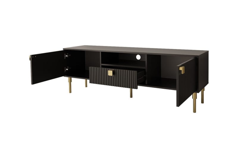 Tv-skåp Glenndale 160 cm - Vit - Möbler - TV- & Mediamöbler - TV-skåp