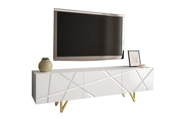 Tv-skåp Glenndale 180 cm - Vit - Möbler - TV- & Mediamöbler - TV-skåp