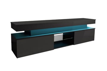 Tv-skåp Glenndale 190 cm - Svart - Möbler - TV- & Mediamöbler - TV-skåp